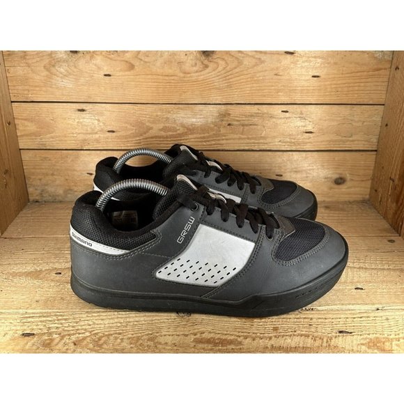Shimano Other - Shimano GR5 SH-GR500W Flat Pedal Cycling Shoes Men's 42 Eur US 9.5 Gray Lace Up